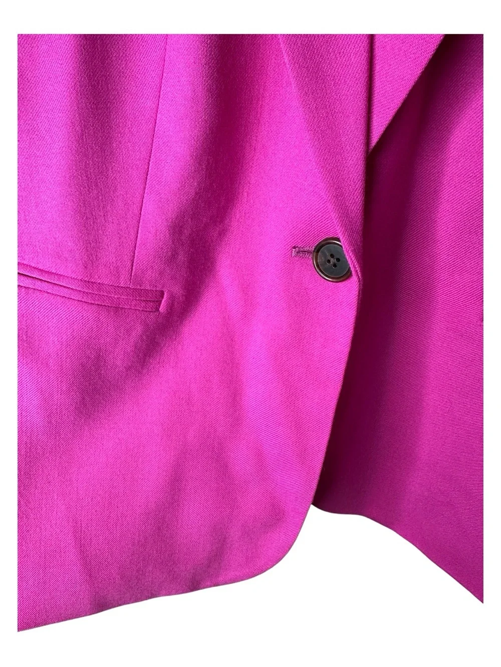 J. Crew Parke Blazer In Wool Flannel Size 6 Vintage Fuschia New - Picture 4 of 11